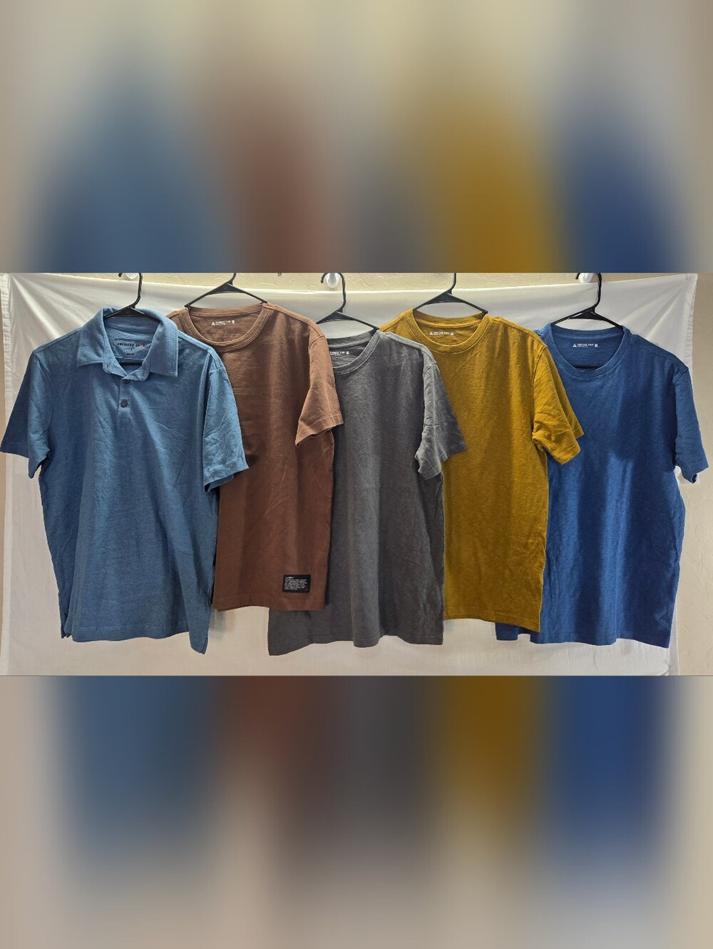 Lot of 5 American Giant Men's Medium Polo & Everest, Regular Shirts NWOT